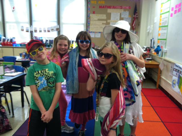 HillisDMPS's tweet photo. Last week and today we are dreaming of warmer weather at Hillis! Beach Party Fun! #Hillis http://t.co/108HzLezks