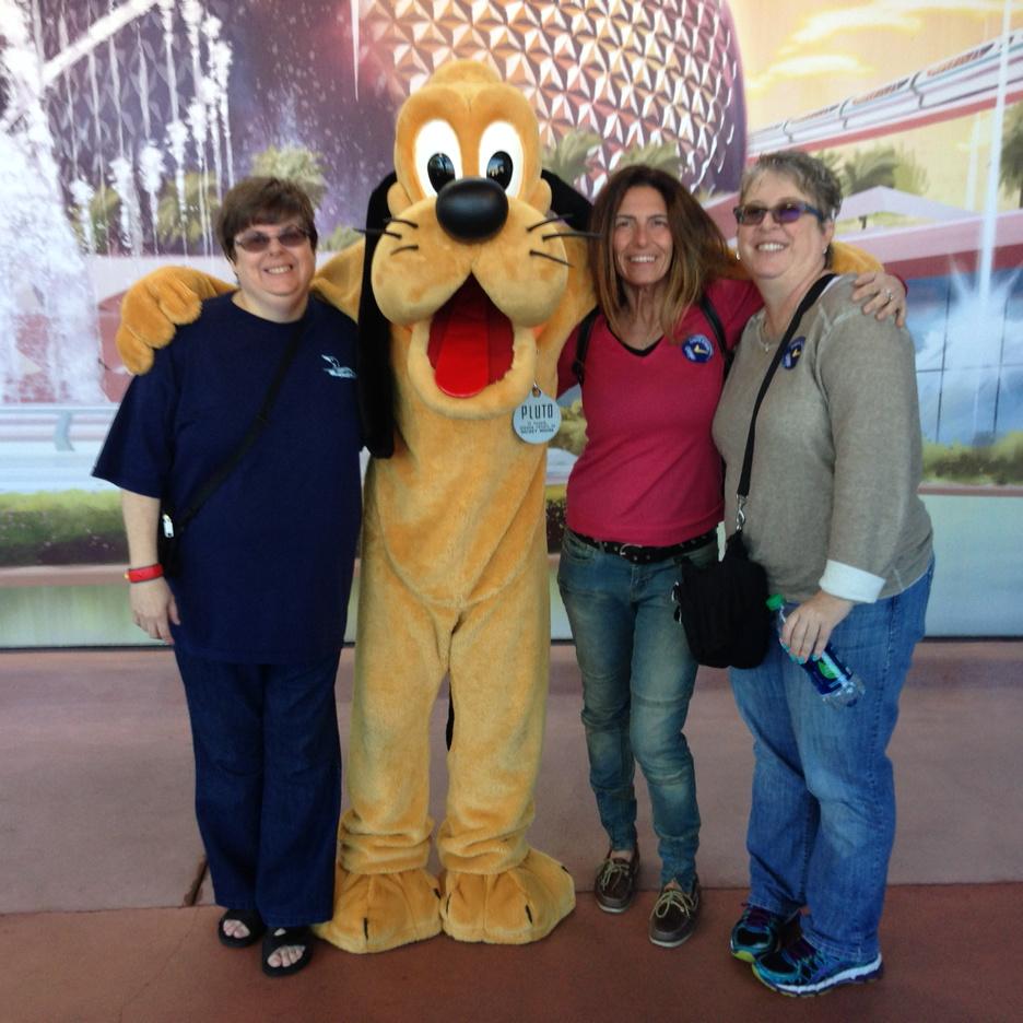 mdnemetz's tweet image. Met up with Pluto at Epcot #cochlear2015