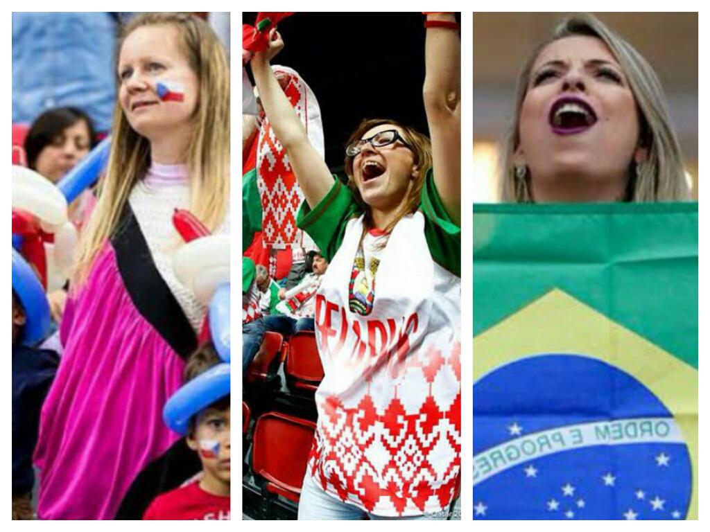 From the best photos of Belarus &amp; Czech &amp; Brazil fans

من أفضل الصور لمشجعي بلاروسيا و التشيك والبرازيل

#LiveitWinit