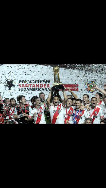 Mascherano's tweet photo. Felicidades mi querido River Plate por este nuevo Titulo!!!!! http://t.co/hPmzHEi7sK