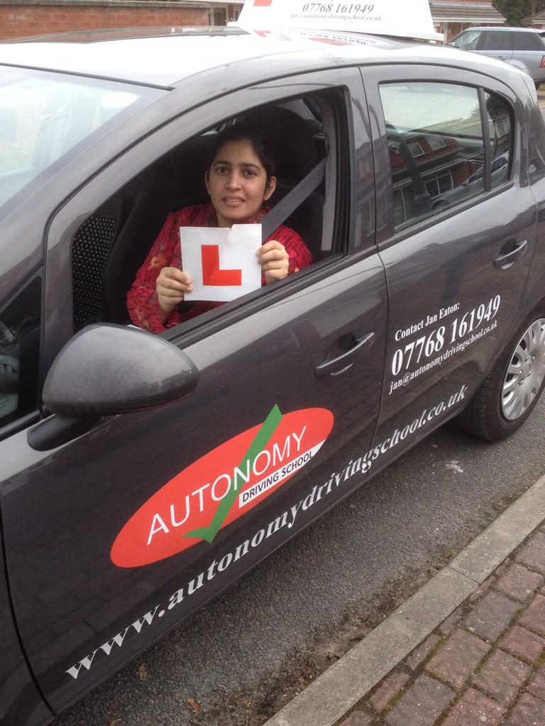 AutonomyDriving's tweet photo. Congratulations to Khadija Ali, She a Passed her Practical Driving Test Today #drivinglessonsliverpool http://t.co/xNGdtQKRtI