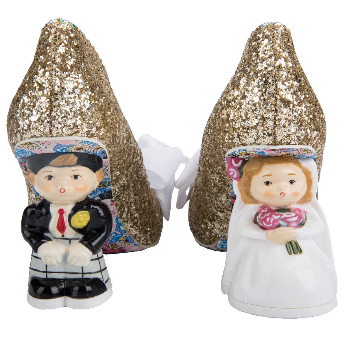 irregular choice bride and groom heels