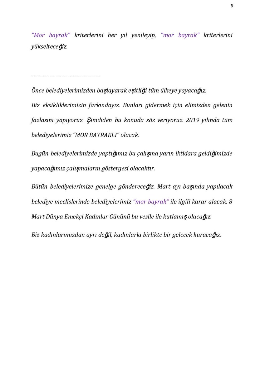 AyseDanisoglu's tweet photo. Toplumsal cinsiyet eşitliği kriterlerini yerine getirmiş belediyelerimize “mor bayrak” 
(devamı) http://t.co/zh1M8ThudE