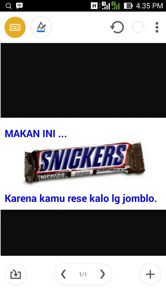 SandroFie's tweet photo. Coba makan ini mblo :v http://t.co/vYbiYSqNji