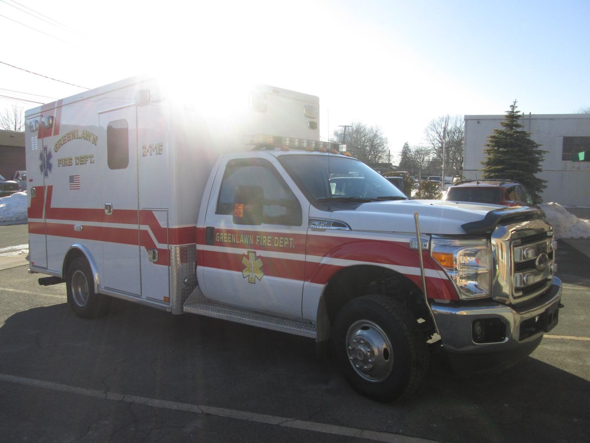 goldleafletters's tweet image. Greenlawn Ambulance, going out today #fire #ems #ambulance #goldleaf