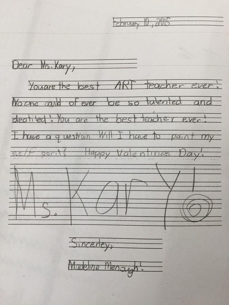 Art_WithMrsB's tweet photo. Makes my day 😍😍😍 #bestjobinthe🌎 #onceacard #brentmoorartists @mentorschools http://t.co/75D7YiWkr1