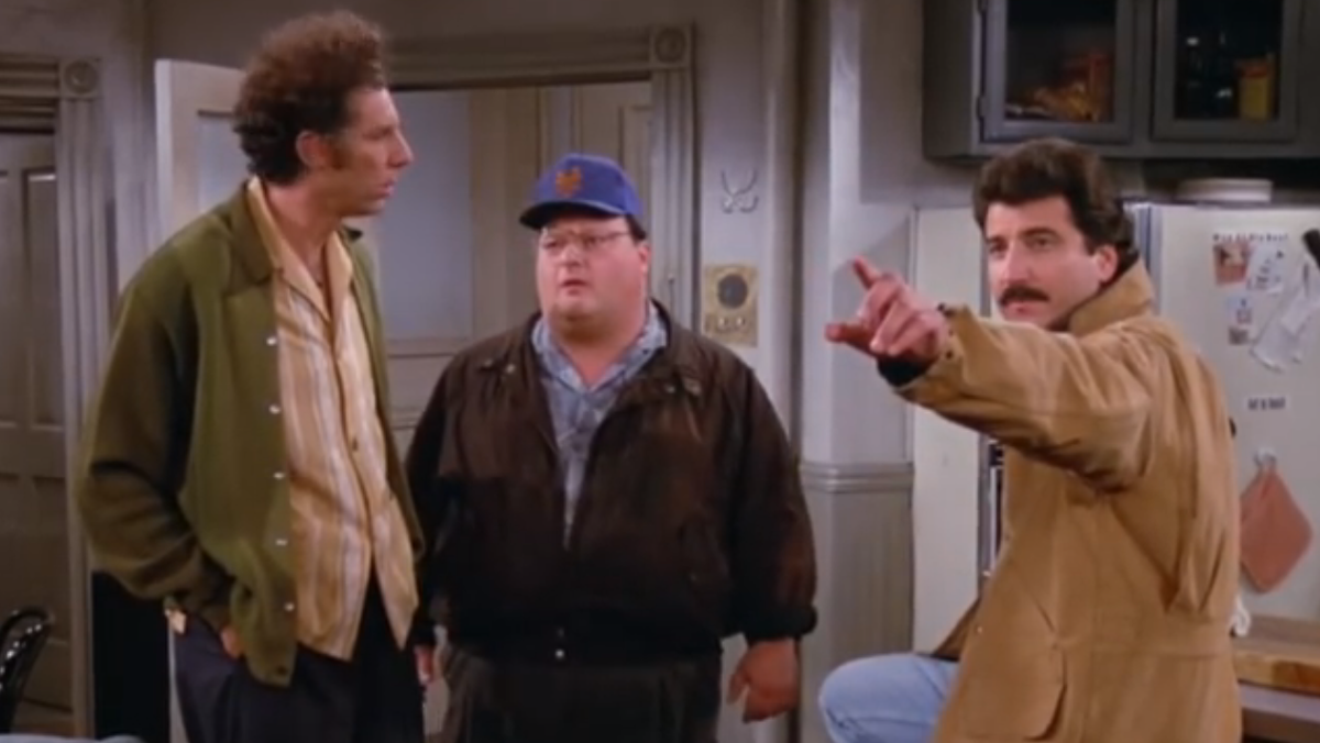 The Boyfriend,' a two-part 'Seinfeld' episode featuring Keith Hernandez,  first aired on this day in 1992., image size:1200x676