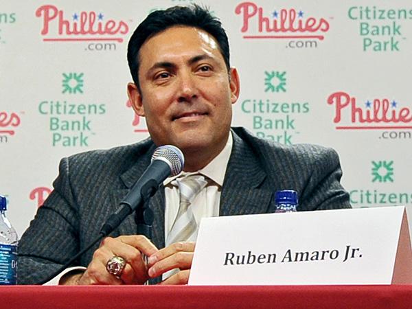 Happy 50th birthday GM Ruben Amaro Jr; sub OF 1992-93, 96-98. 