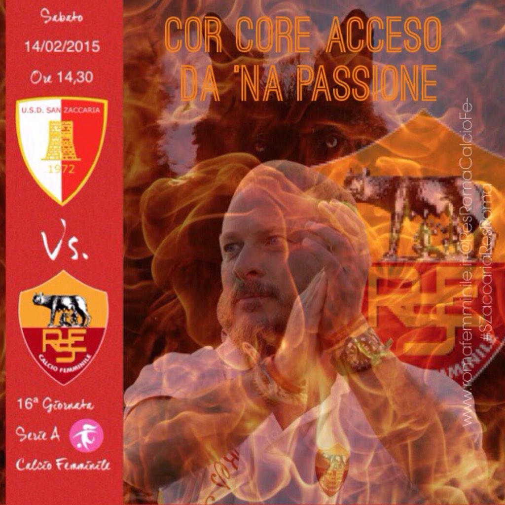 ResRomaCalcioFe's tweet photo. #SZaccariaResRoma @PipitonePipa @MorraAnto @Ilariainchingol @kikka1250 @RianaNainggo @DianaStefani3 @AlePia1980 #daje http://t.co/nJn0w0o6oh