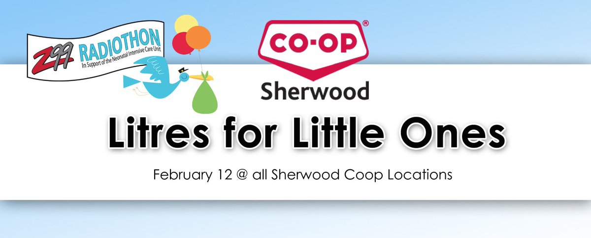 sherwood_coop's tweet photo. Fill up TODAY at any Sherwood Co-op Gas Bar and 10 cents for every litre sold will be donated to #z99radioathon http://t.co/mA7Z03ugfy