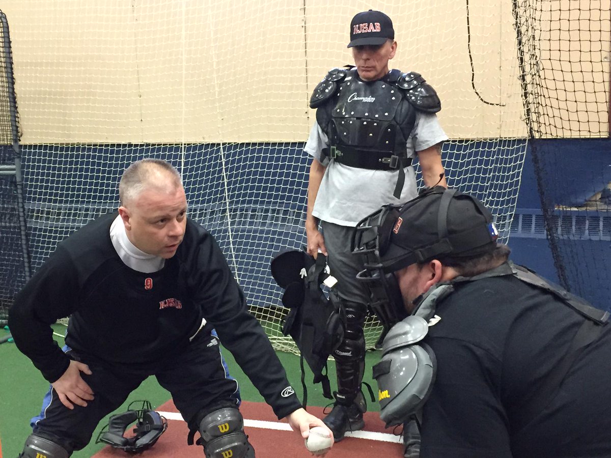 theNJSAB's tweet photo. Following last yr's success, the #NJSAB Winter Cage Clinics r in full swing @WladykaBaseball - umpires prepare too! http://t.co/F1dnxUCK7K