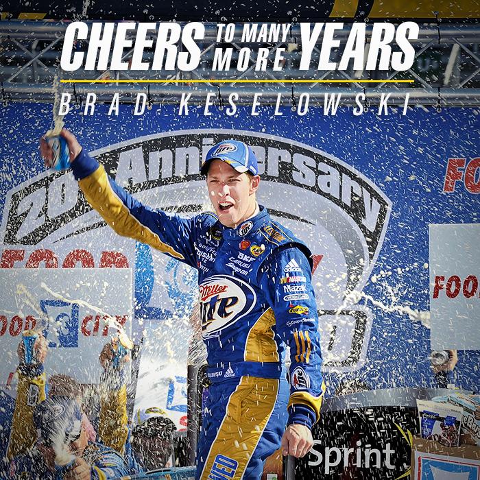 To wish Brad Keselowski ( a Happy Birthday!  