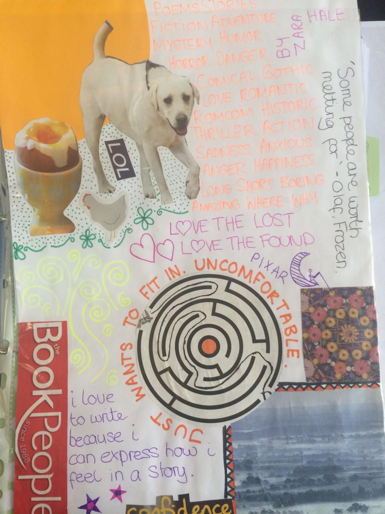 PageTalkYW's tweet photo. Some really nice pieces about personality as inspiration for writing from previous #YoungWritersWeek http://t.co/AB4TZrNAu4