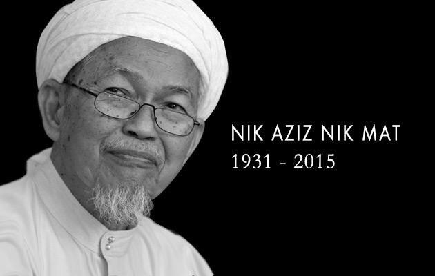 ERAdotje's tweet photo. Bekas Menteri Besar Kelantan,Datuk Nik Aziz Nik Mat meninggal dunia jam 9:40 malam tadi.Al-Fatihah
Sumber @501Awani http://t.co/CrOVWned2e