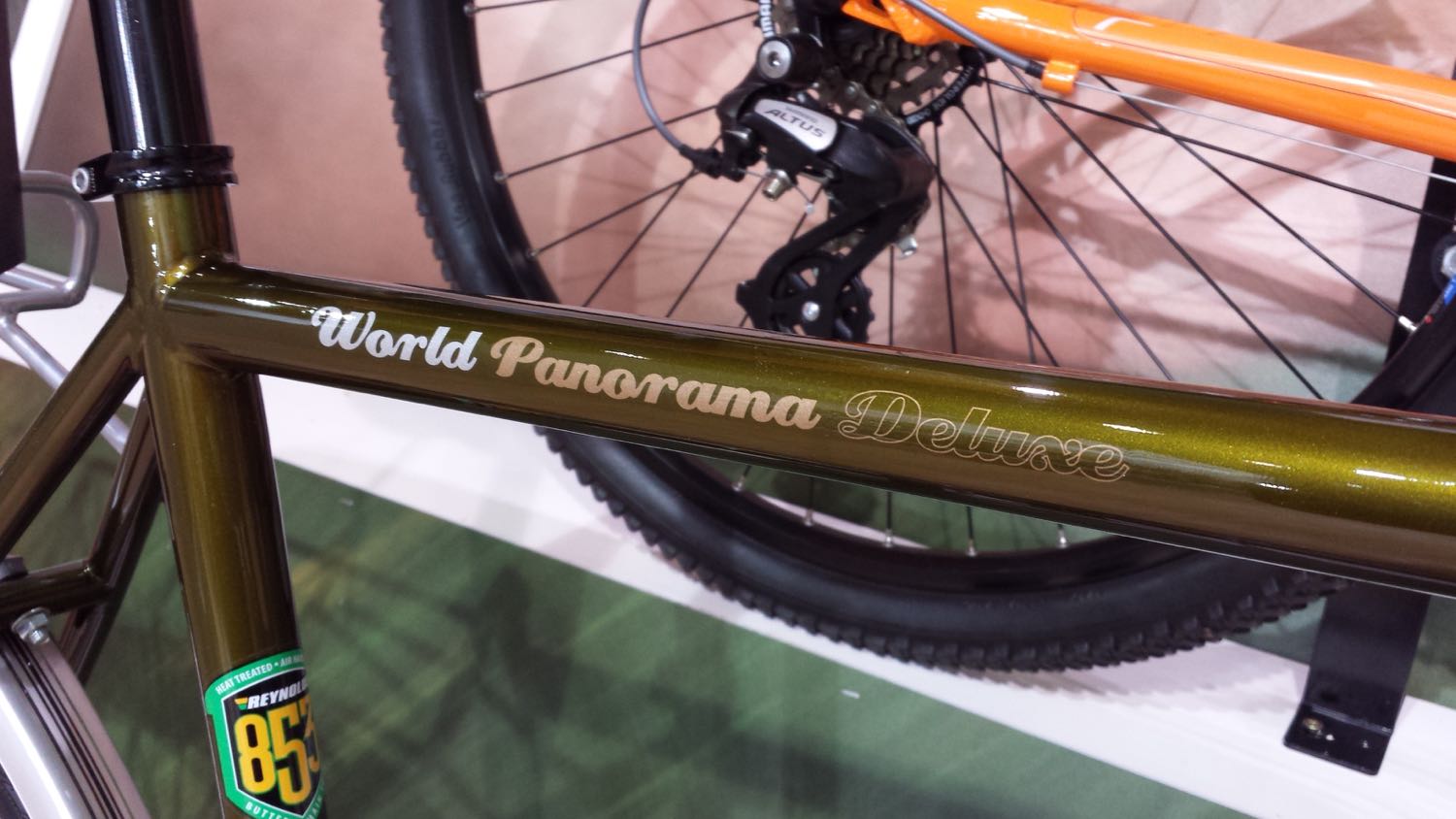 road.cc on X Touring classic from Ridgeback the World Panorama Deluxe 2015 edition londonbikeshow cycling http t 1xBXe3wMK4 X