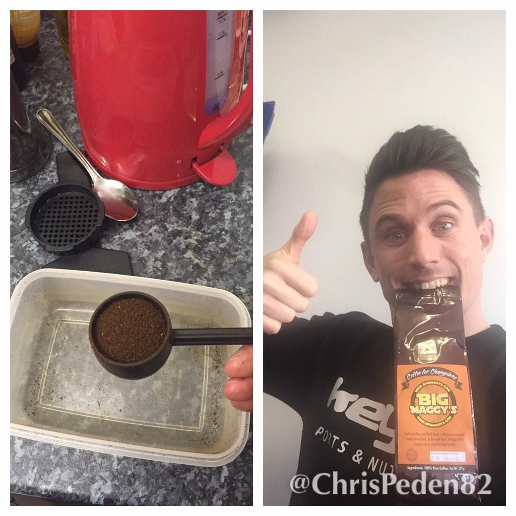 When you literally use your last scoop &amp; then the postman turns up with a fresh batch of <a href="/BigMaggys/">BigMaggys</a> coffee 👍☕️ #happy