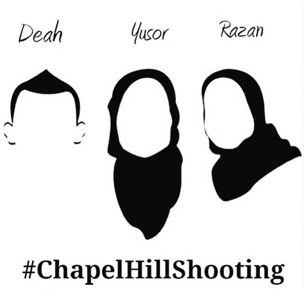 A_Boynukalin's tweet image. #ChapelHillShooting #JeSuisDeahYusorRazan