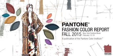pantone's tweet image. It’s here! Pantone’s #FashionColorReport Fall 2015. Colors, videos and designer interviews. bit.ly/1CVcazs