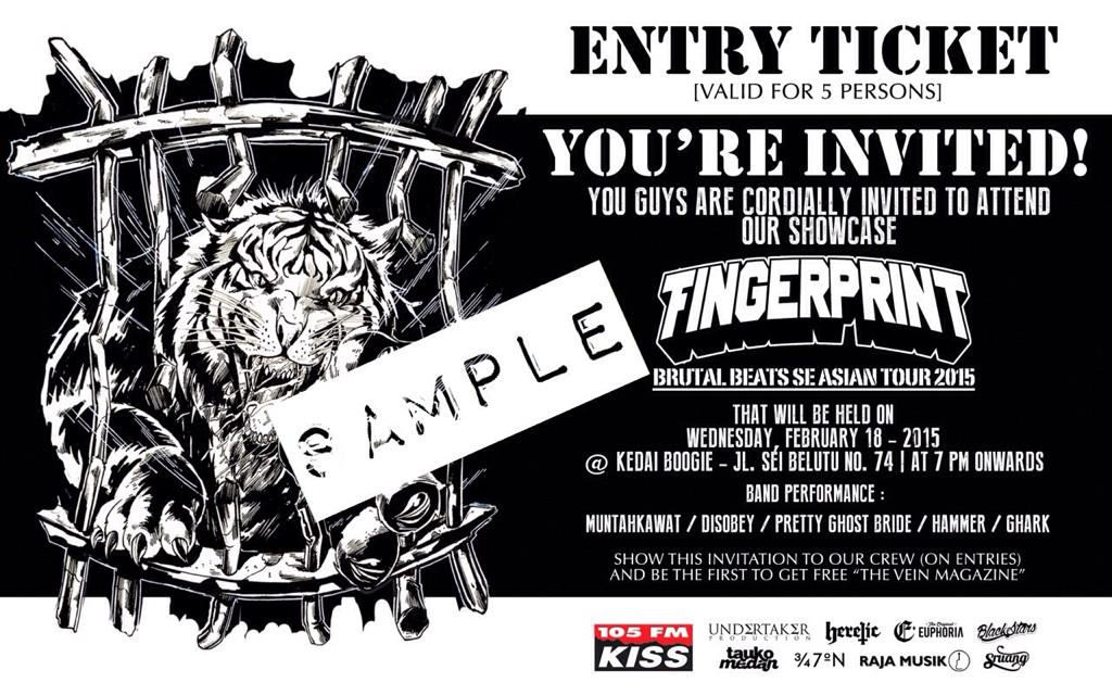 Siapa yg mau tiket ini? berlaku utk 5 org! Twitt foto kalian lg rame2 bareng perkawanan kalian. #BrutalGrufie