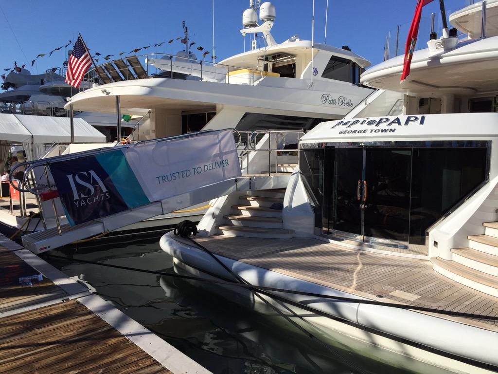 HeinVelema's tweet photo. #MiamiBoatShow started. Proud to present 50m (164') #PapiduPapi http://t.co/iSXwVFOOXA