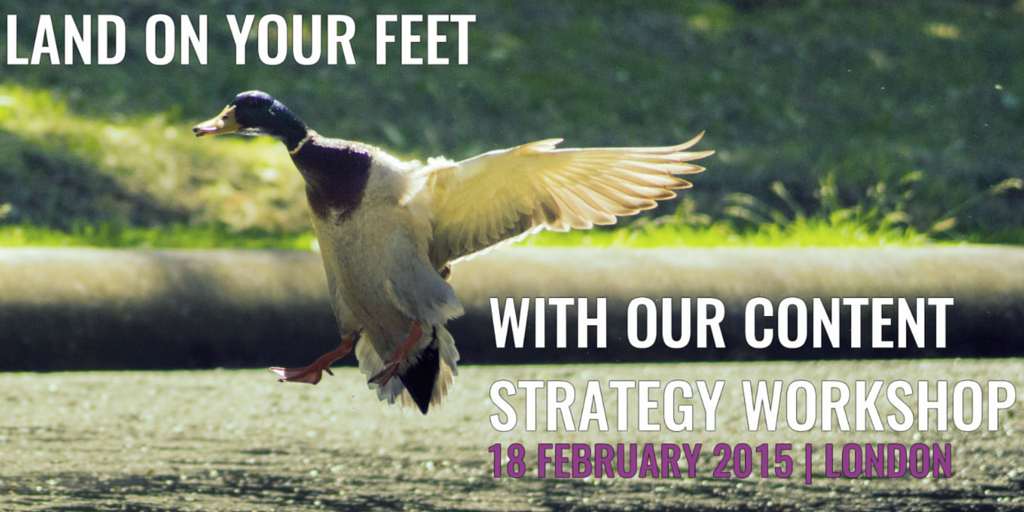 hecomms's tweet image. Who is coming to the #contentstrategy workshop next week? Book your place now: bit.ly/1A8b0KD See you there!