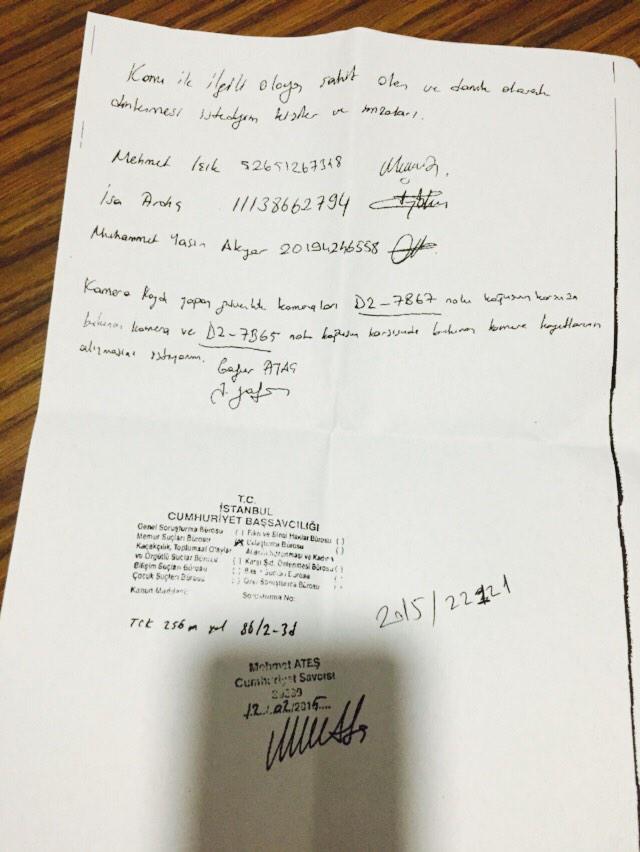avomerturanli's tweet photo. MÜVEKKILIM GAFUR ATAÇ TEK KİŞİLİK HÜCREYI KABUL ETMEDIĞI İÇİN DARP EDİLMİŞTİR. DOKTOR ROPORU ILE İŞKENCE SABITTIR... http://t.co/Eb5VBkvsno
