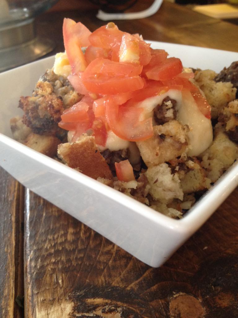 TheCupofSoul's tweet photo. #Donair stuffing bowl.  Great for #NovaScotia #winter http://t.co/eo077uU0RB