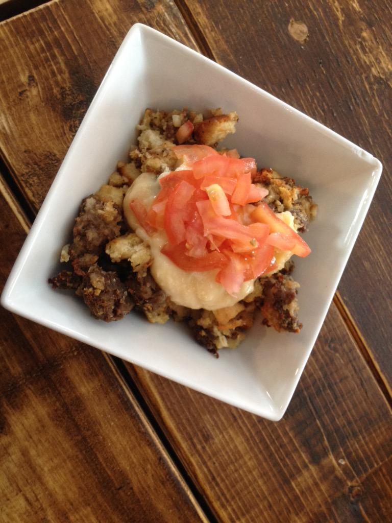 TheCupofSoul's tweet photo. #Donair stuffing bowl.  Great for #NovaScotia #winter http://t.co/eo077uU0RB