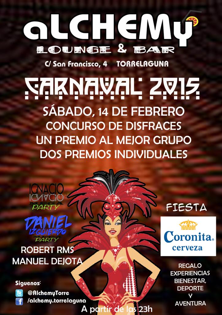AlchemyTorre's tweet photo. Retwittea que hay copas en juego! Este sábado fieston de carnaval! http://t.co/D6ULfyeXg6