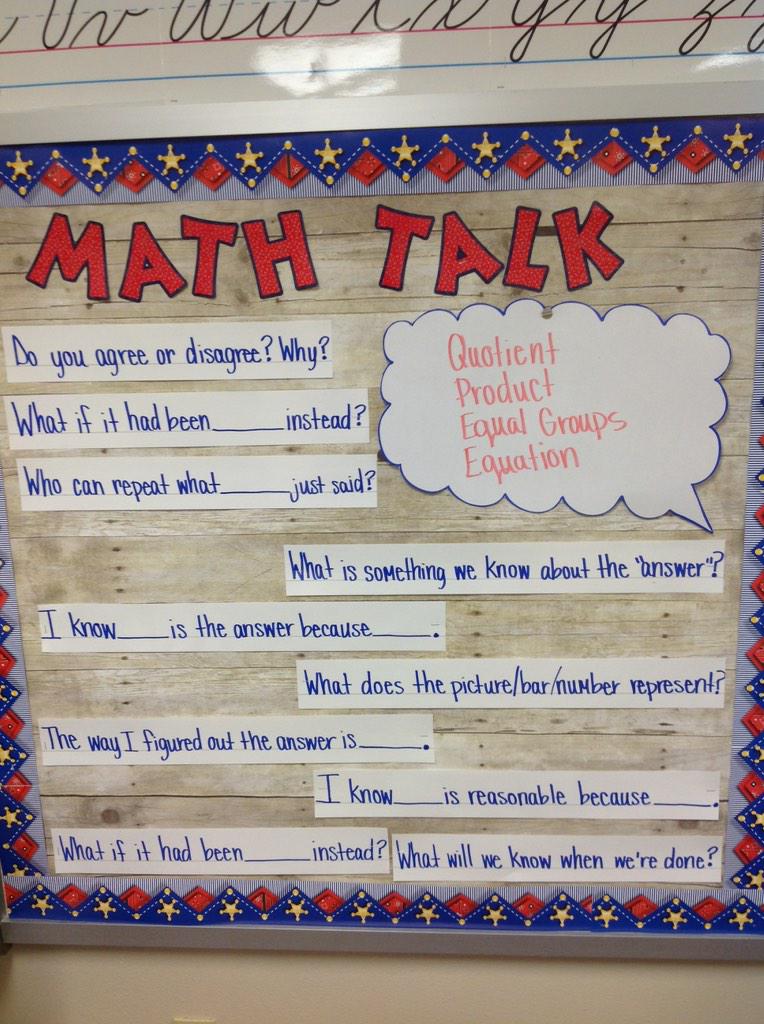 LinzHart33's tweet photo. Intentional planning for math talk #letsgettalkin #speechbubble #vocab @Slingram66 @EflorenceEmily @yolanda_wallace http://t.co/v4fKlyXZdx