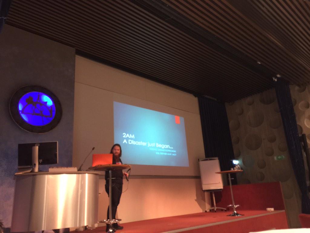 SQLSteinar's tweet photo. @sqlpass #sqlug meeting in Stockholm tonight! http://t.co/n9pghQqbGC