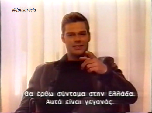 RM_Grecia's tweet photo. @ricky_martin "I will visit #Greece soon! " and...u sad that on 1997! we think it's time to fulfill a promise! 😜🙏 http://t.co/jOyXIZAHrk