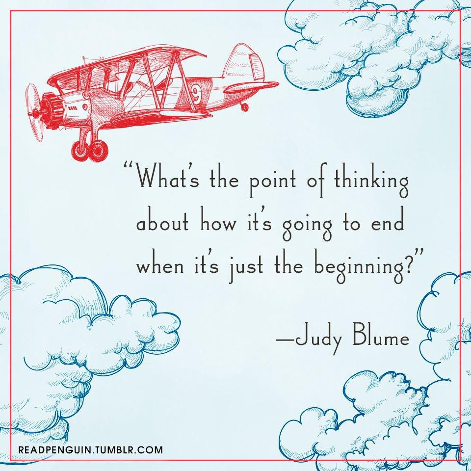 Happy Birthday, Judy Blume. Thank you for your books, favorites when I was growing up. 