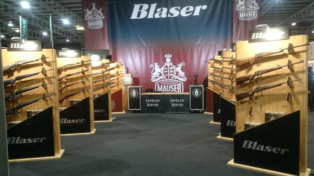 The Spartans are very proud to be on the Blaser stand at the British Shooting Show.
