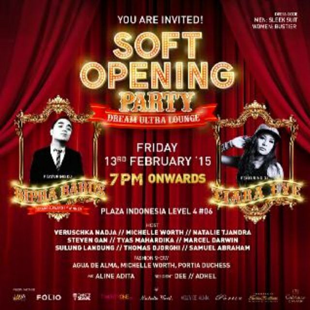 This friday..soft opening <a href="/dreamjakarta/">Dream Ultra Lounge</a>