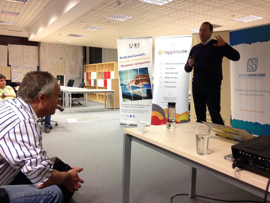 GabrielDombri's tweet image. @adrianpica talking about startup ecosystems in #Europe at @startcelerate connect Timisoara #startconnecting