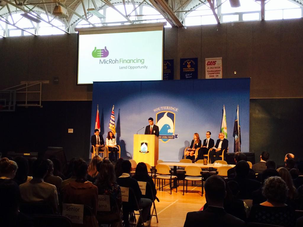 SouthridgeNews's tweet photo. Gr 12 student Rohin wins Governor General's Award for Caring. Honored at full school assembly http://t.co/UE13CCYg9e http://t.co/22pxrVWDve