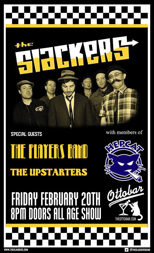 #TheUpstarters open #TheSlackersband feat. #Hepcat. Lace your moonstomping boots tight! #TheOttobar #Ska #Reggaemusic
