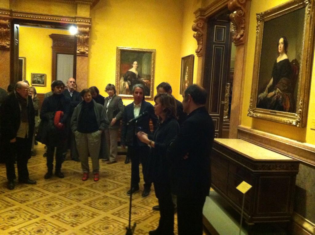 jaimebuonaroti's tweet photo. Inauguración de #VIDEOREGIMEN con Elena Hernando @LOOPBarcelona y Gertrudis, obra de Madrazo, en @Museo_Lazaro http://t.co/j2vL8Qipc2