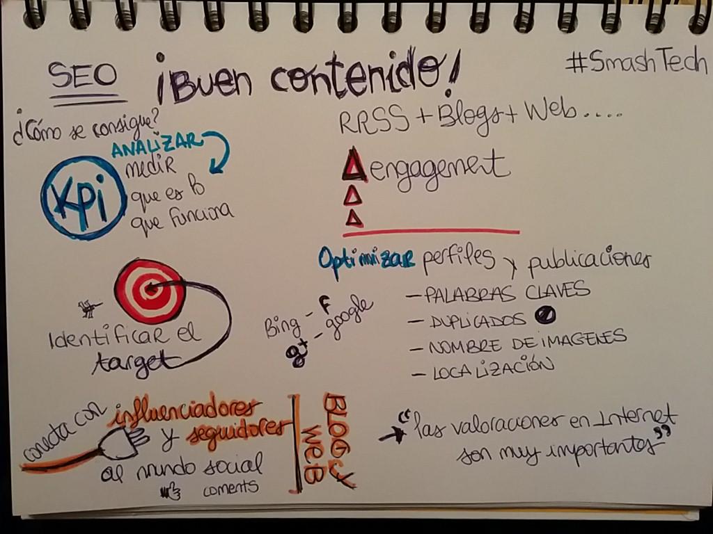 PensamientosDe's tweet image. Ideas clave sobre el #SEO de @xavicastellnou de @gmkmedialab  en #SmashTech.