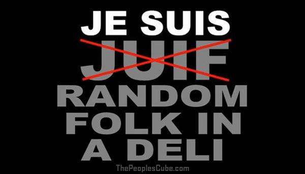 ThePeoplesCube's tweet image. Je suis random folk in a deli j.mp/1AsjtNm #Obama #TCOT #JeSuisRandomFolks #ParisAttacks
