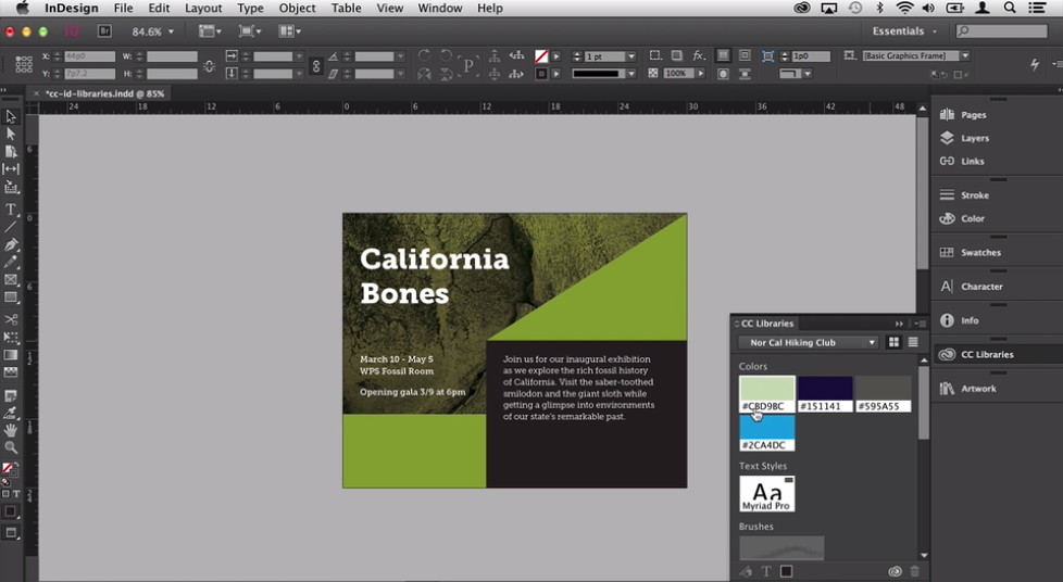 Adobe's tweet photo. #CreativeCloud Libraries comes to @InDesign. Get the scoop on this and other updates: http://t.co/nlSqi6rDYz http://t.co/VoaIkz8yra
