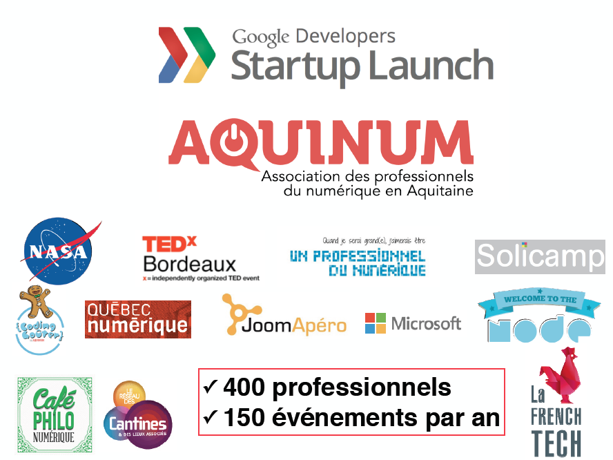 AlbenqueJulie's tweet photo. Super expérience que le launchpad #Google @aquinum merci @hdesliens @francoismoraud #FrenchTech #lpbdx15 http://t.co/LPK0WMgCcA