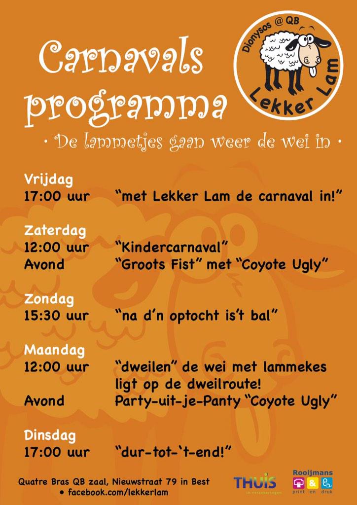 Nog 1 dag en dan knallen we er 5 dagen op los met <a href="/LekkerLam/">Lekker Lam</a> <a href="/QuatreBrasBest/">Quatre Bras</a> . We hebben er zin!