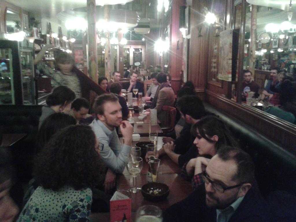 BlaBlaCarEng's tweet image. the traditional Thursday night #potTech at #bistrotDuPatissier @BlaBlaCar_FR. cheers :)