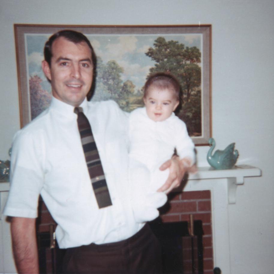 Me and my Dad when I was teensy tiny :)  Now that's some tie!  #tbt #loveyouforever
