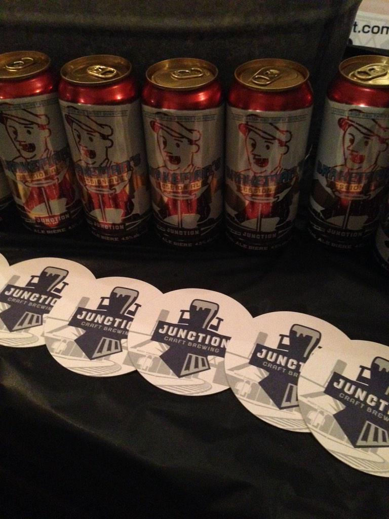 musepr_inc's tweet photo. We met cool guys & great #beer @JUNCTION_CRAFT #UntappedTO http://t.co/SsQ2MARxVB