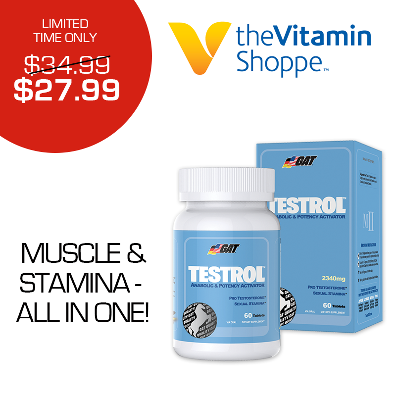 GATSPORTUSA's tweet photo. Take an additional $7 off #Testrol @VitaminShoppe. Limited time only.
http://t.co/4noFkYV2te http://t.co/NLeWIIxaf2
