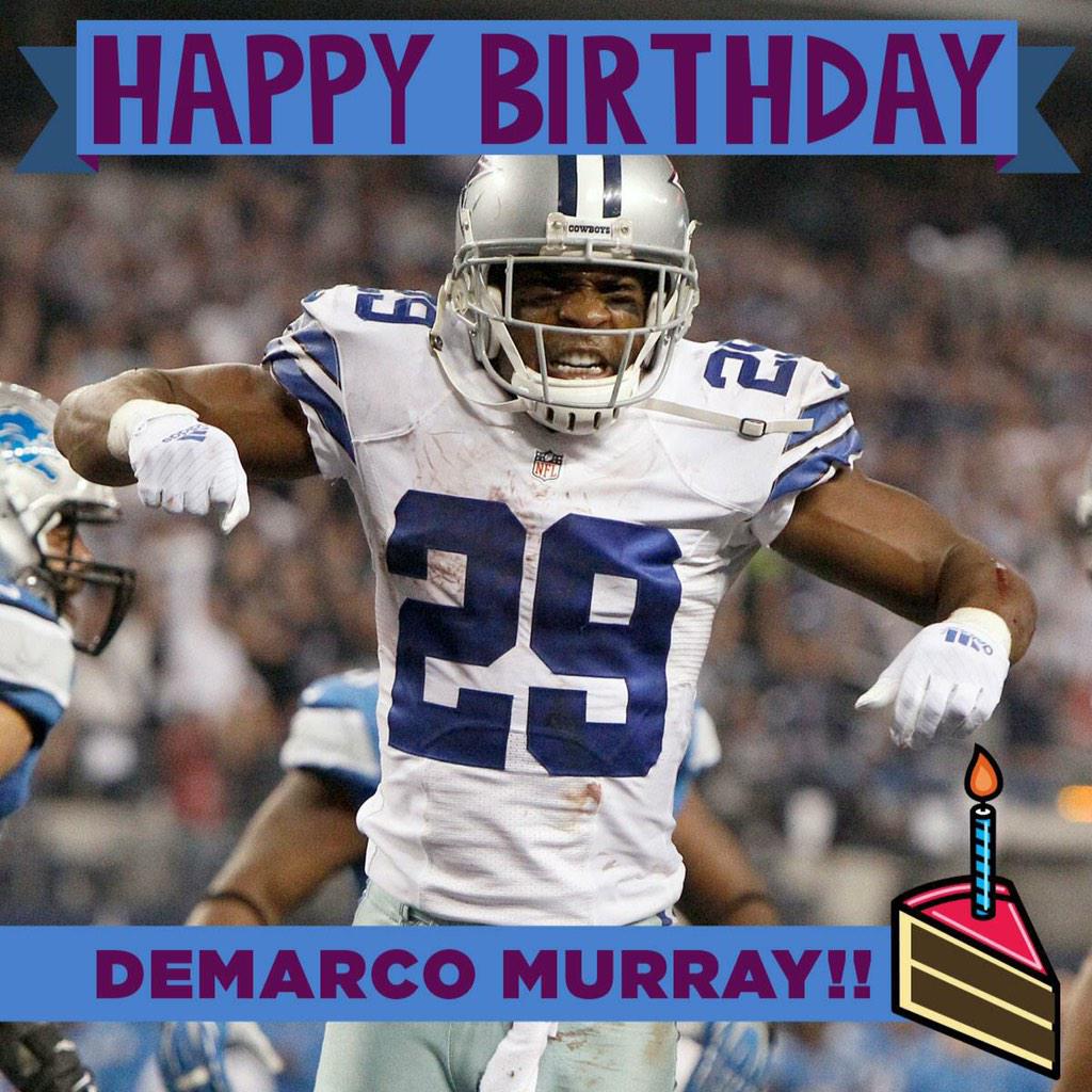 Happy Birthday DeMarco Murray!  