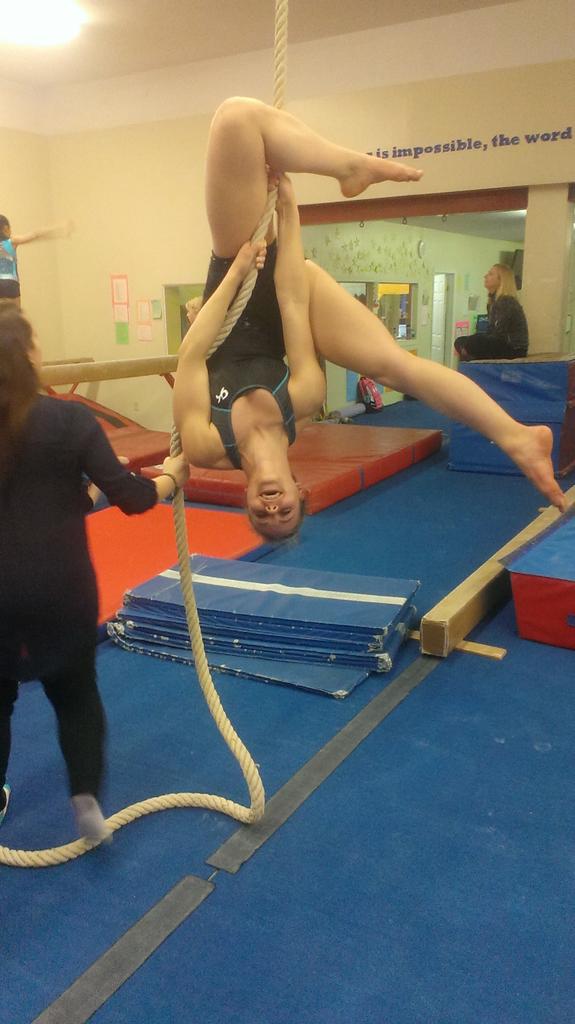 Working on upper body strength #MyGunsAreBiggerThanYours